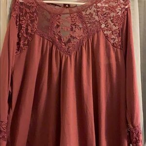 Crave fame adorable lacy top shirt